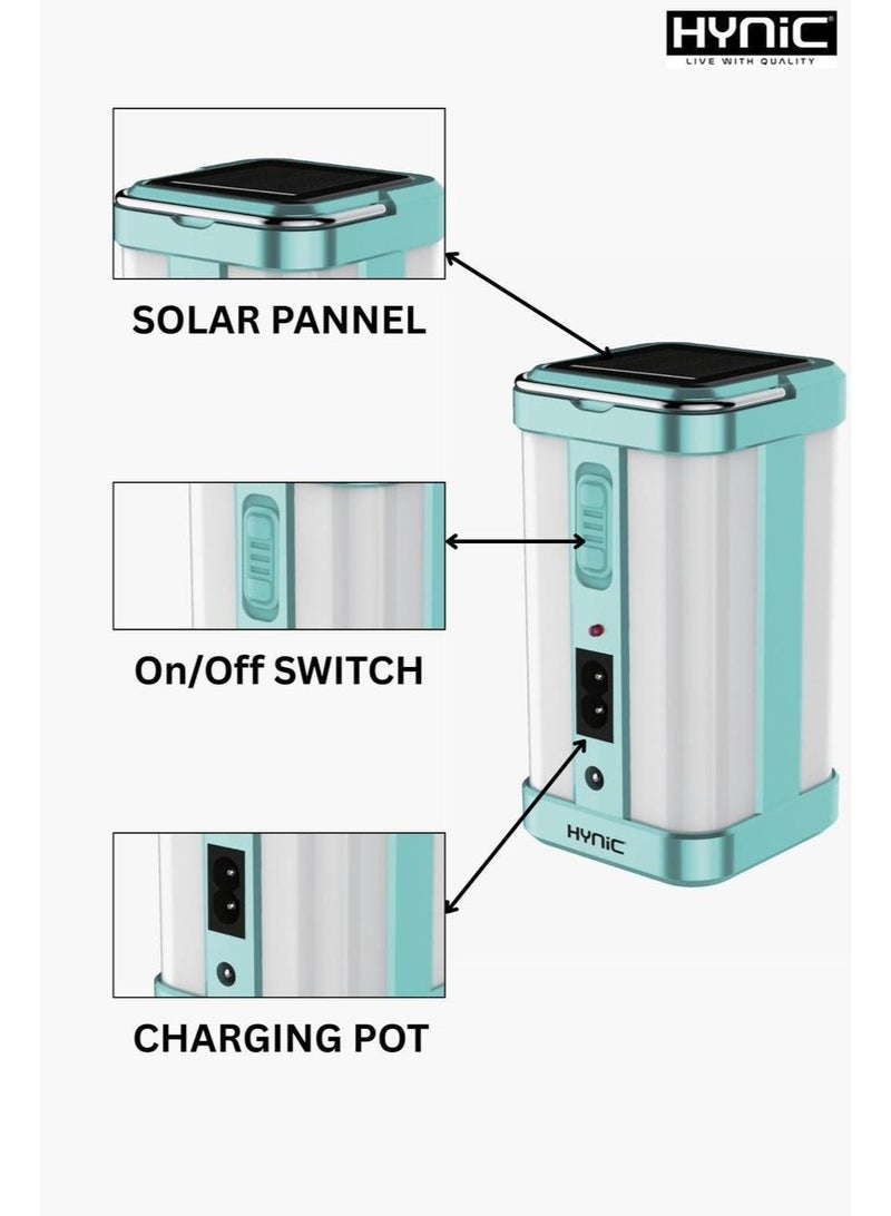 Hynic Rechargeable LED Emergency Lantern with Solar Charging – 6-Hour Runtime, Portable Power for Home, Camping, and Office - Image 5